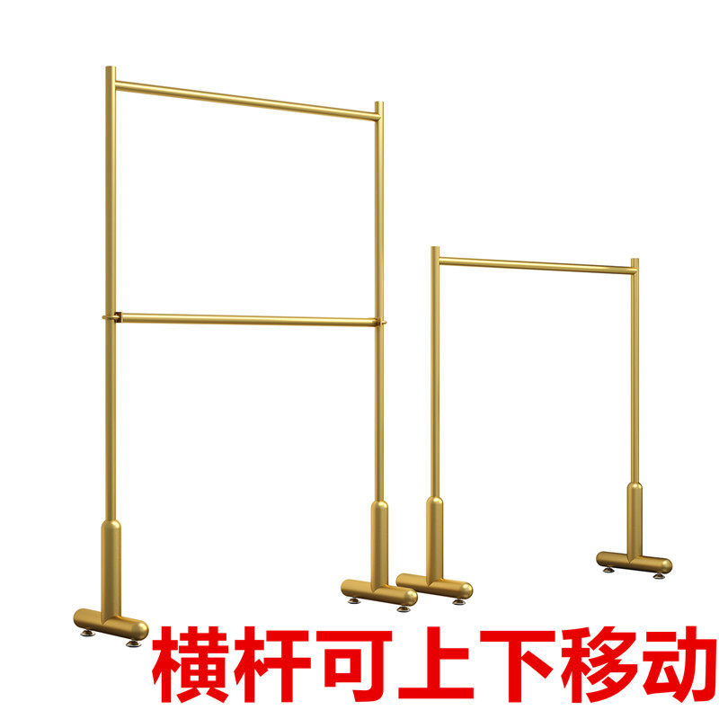 铁福匠双层加厚落地折叠晾衣架图片
