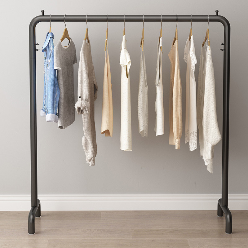 衣架落地服装店专用女装陈列展示中岛货架挂衣杆摆摊童装晾晒架子