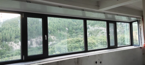 济南案例断桥铝中空玻璃封阳台