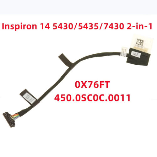 适合戴尔（DELL）灵越Inspiron14 5430 5435 7430 2-in-1电池线 连接排线 0X76FT
