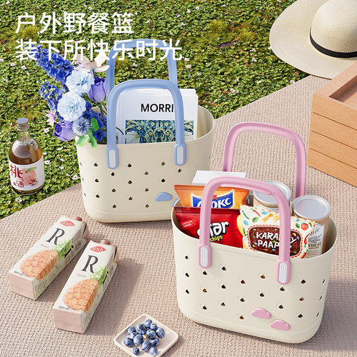云悦购物篮手提买菜户外