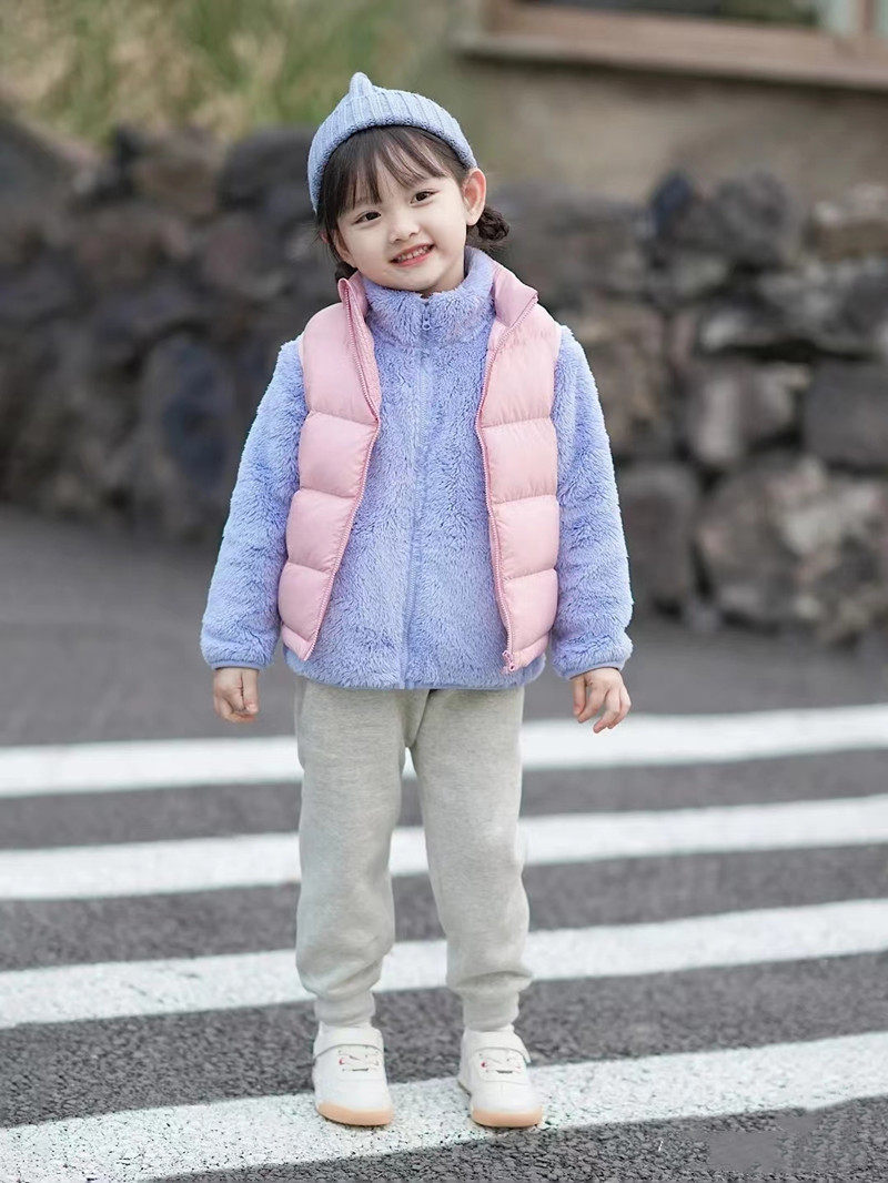 가을 겨울 소년 소녀용 새 스타일 벨벳 스웨트 팬츠 아동용 모조 양고기 벨벳 따뜻한 스포츠 레깅스 부모-자식 의류 450716