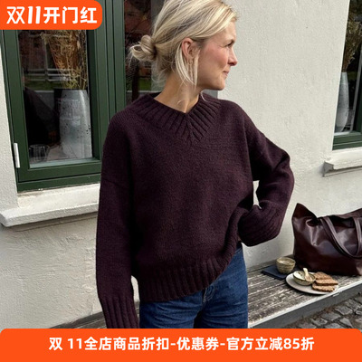sandnes garn atlas 知许套衫DIY编织材料包 非成品 毛线和教程