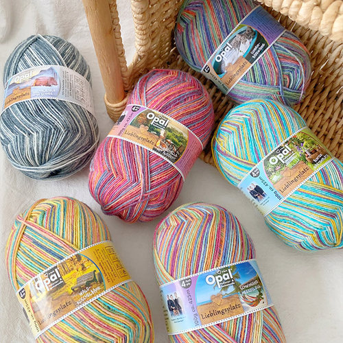 Opal 进口袜子线 2024小欢喜系列 限量版 段染 围巾帽子毛衣毛线