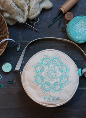 knitter's pride mindful 印度进口编织收纳包棒针包毛线工具包