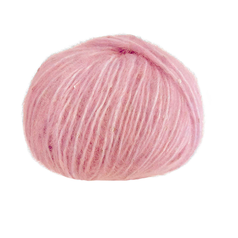 进口亮片羊驼羊毛尼龙混纺编织毛线 lana gatto soffio 50克110米