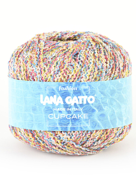 Lana Gatto CUPCAKE 进口棉麻真丝混纺春夏季线DIY棒针手编毛线
