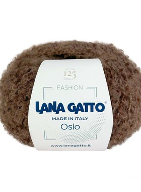 进口 lana gatto 段染圈圈线 Oslo 围巾毛衣帽子包包毛线50克90米