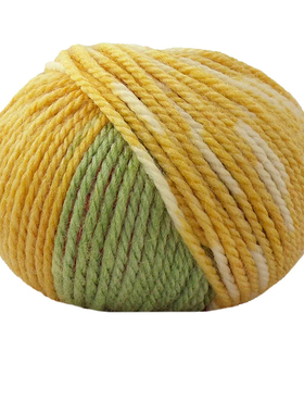 lana gatto 进口羊毛亚克力混纺段染线 ASIAN 手编毛线 50克91米