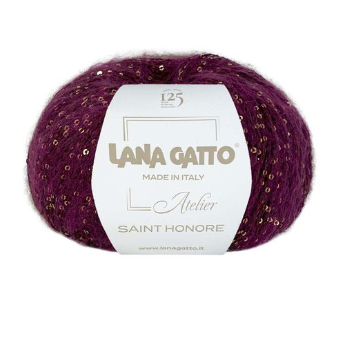 进口 lana gatto 羊毛羊驼小亮片毛线 Saint Honorè 50克120米