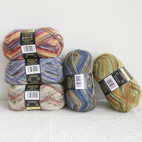 opal 梵高系列袜子线 进口羊毛混纺毛线 DIY 手工编织围巾毛衣线