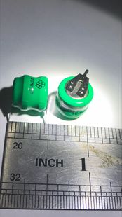 正品电池镍氢Ni-MH 2.4V40mAH带焊脚脚据9mm 2.4V纽扣式充电电池