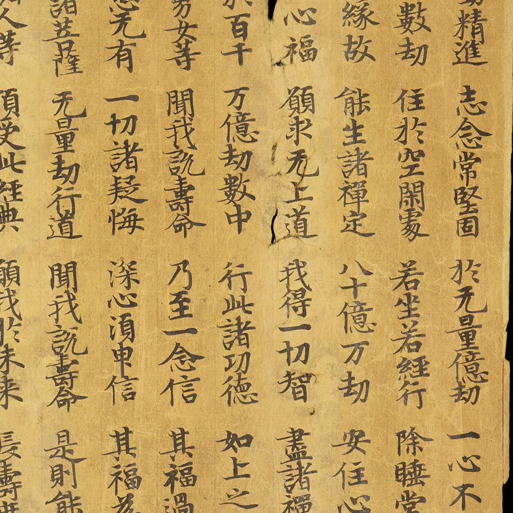 敦煌遗书 大英 莫高窟 妙法莲华经卷第六 手稿残卷 字帖 微喷复制