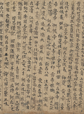 敦煌遗书 法藏 新集孝经十八章 受子至孝变文卷手稿残卷 微喷复制