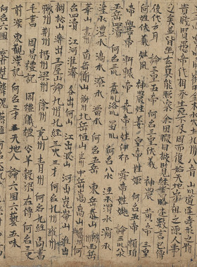 敦煌遗书 法藏 新集孝经十八章 受子至孝变文卷手稿残卷 微喷复制