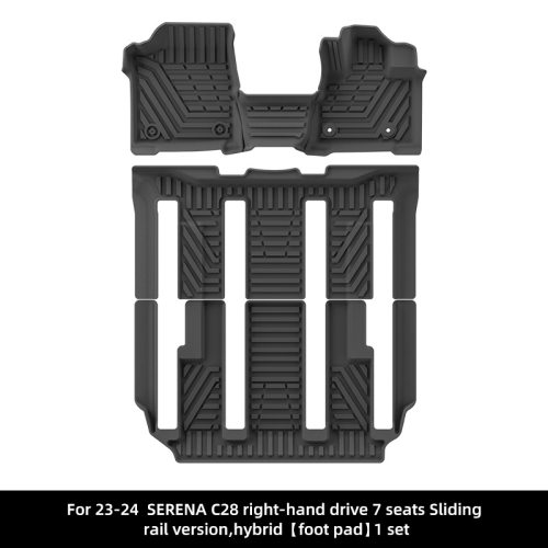 23-24款塞琳娜SERENA e-POWER C28右舵肽港版脚垫TPE防水橡胶地毯