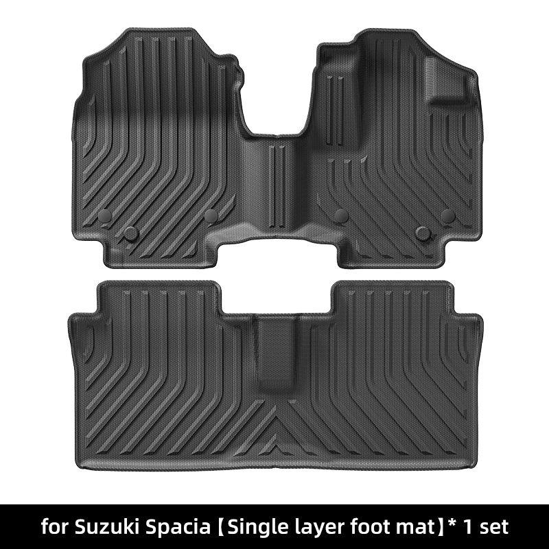 适用于23款铃木spacia mk54s右舵港版右驾脚垫TPE环保脚踏垫地毯