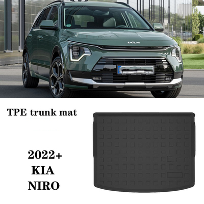 23/24新款适用起亚NIRO极睿HEV后备箱垫TPE防水脚垫尾箱垫子橡胶