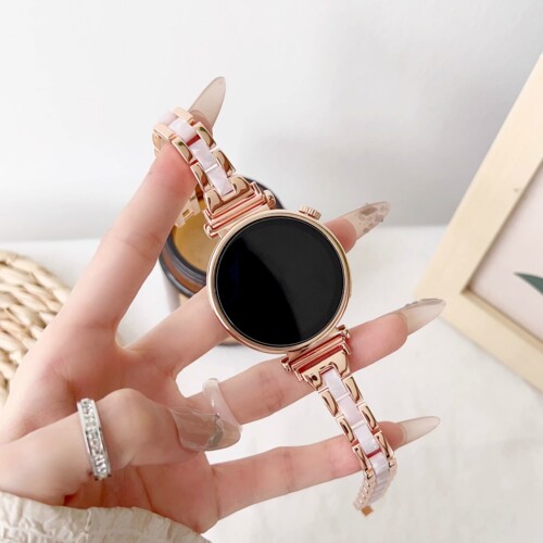 GT5女款优雅树脂拼金属小蛮腰