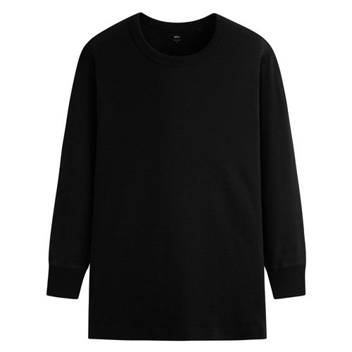 92棉出口日本男士秋衣单件保暖上装