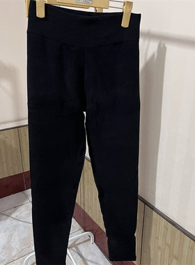 零下20度可穿女士超高腰加绒加厚双面德绒打底裤桑蚕丝保暖裤2256