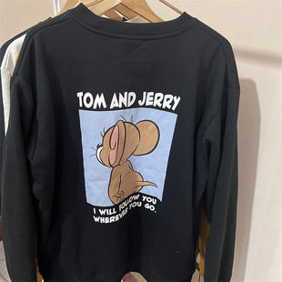 联名款 女士运动卫衣加绒加厚羊羔绒 出口日本男士