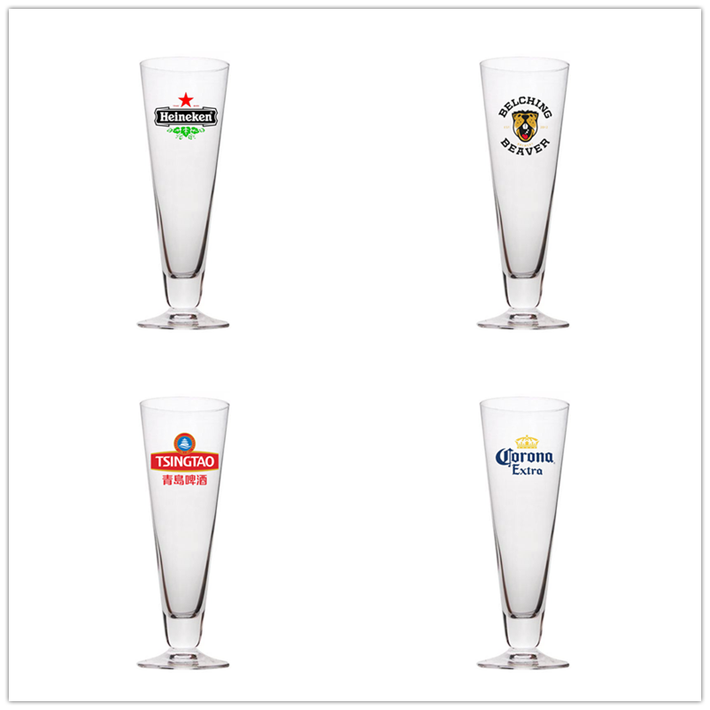 科罗娜啤酒杯无铅加厚精酿小麦啤酒杯酒吧KTV扎啤杯定制多种logo