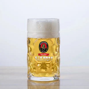 瓦丁格专用精酿啤酒杯无铅超大1000毫升加厚扎啤杯酒馆用扎啤杯