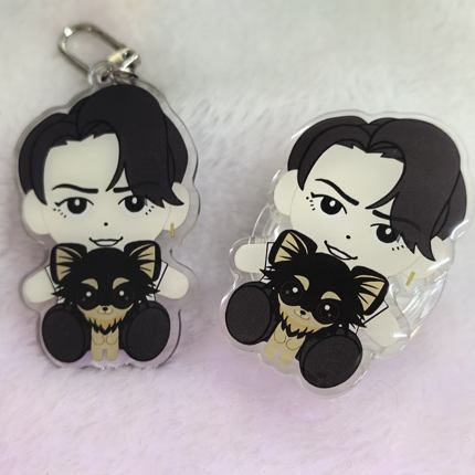 龟梨和也FANCLUB 1st Anniversary同款周边钥匙扣/手机支架定制