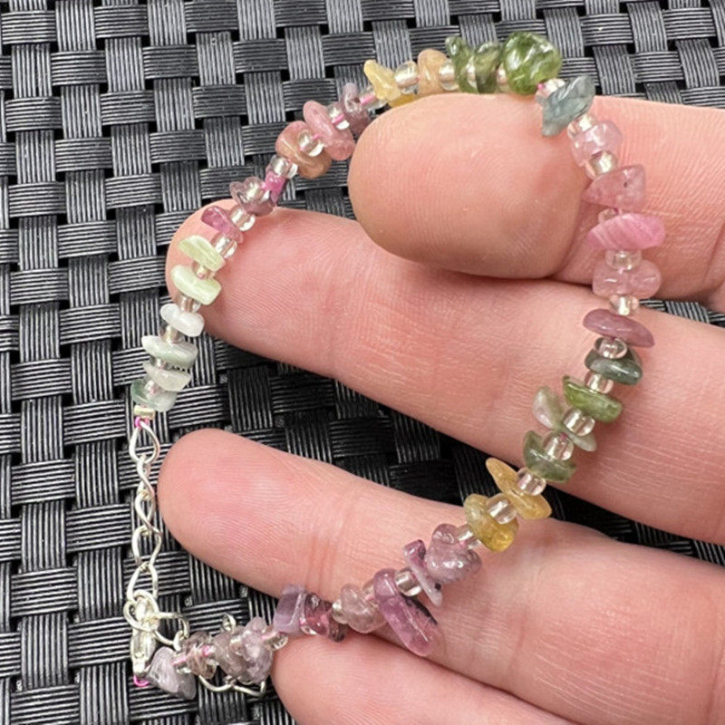 碧玺随型玉石手链五彩石裸石手链女款可调节手链玉手串手饰,珠宝/钻石/翡翠,手饰,淘宝优惠券,粉丝福利购,淘宝优惠卷