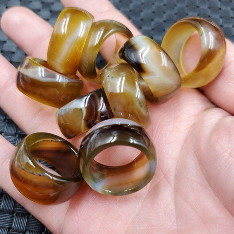 玉石戒指缠丝玛瑙戒指咖啡色玛瑙玉髓戒指饰品戒指玉戒指玉指环,珠宝/钻石/翡翠,手饰,淘宝优惠券,粉丝福利购,淘宝优惠卷