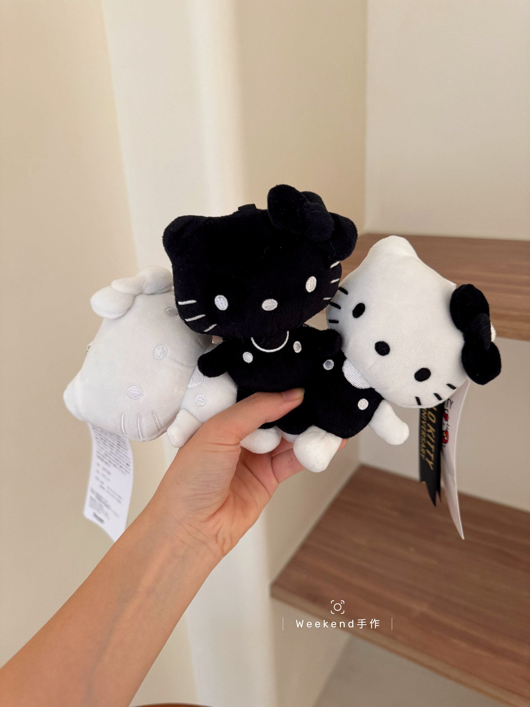 hellokitty可爱周年猫咪毛绒公仔挂件包包挂饰汽车钥匙扣挂件礼物