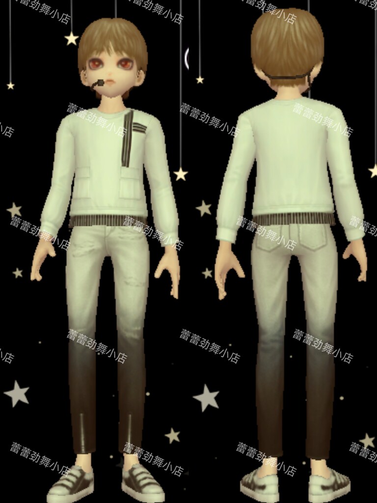 劲舞团顶流歌手男发发型套装七天拍1永久拍6最新款带话筒个性头发