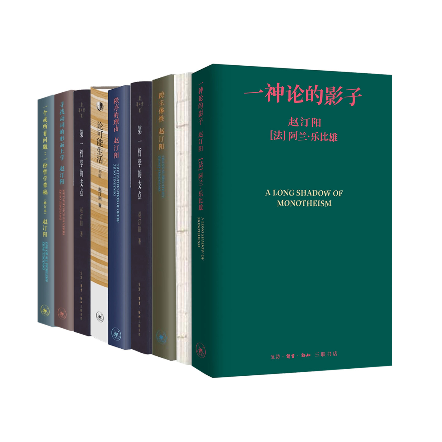 赵汀阳作品集跨主体性/随笔/秩序的理由/天下的当代性/一神论的影子/寻找动词的形而上学/一个或所有问题/ 第一哲学的支点 三联 - 实物图