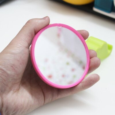 老式复古小圆镜子 随身镜 便携式化妆镜反光镜子 童年回忆镜子