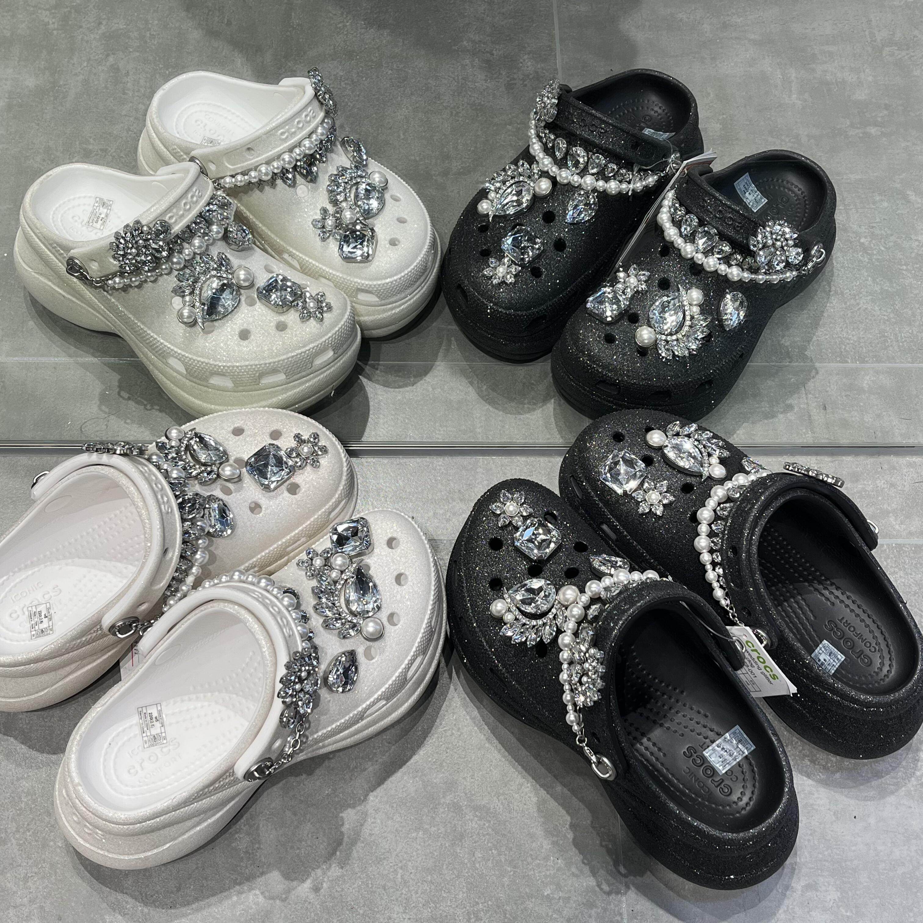 适配于crocs鞋花小鲸鱼复古晚宴洞洞鞋高品质配饰卡骆驰智必星DIY