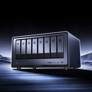 双万兆网口支持权限分级管理 AI相册 绿联私有云DXP8800 Plus八盘位NAS网络存储个人云硬盘家庭服务器