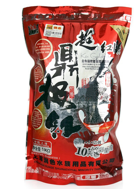 上海润色超鼎极红金鱼锦鲤饲料能量增艳鱼粮食观赏鱼草金兰寿红鲫