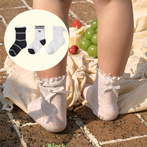 断码清仓小黑托昵女孩春夏薄袜子
