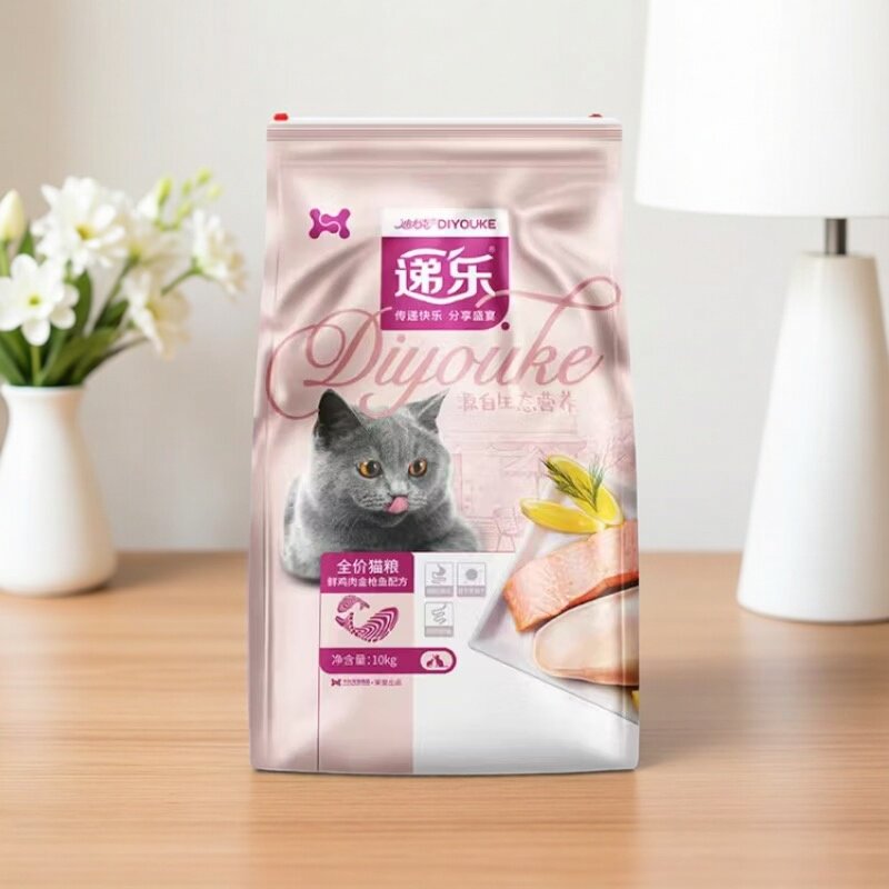 递乐全价猫粮20斤一袋图片