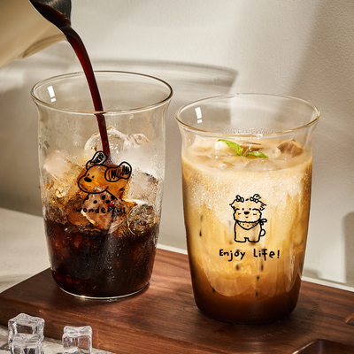 高颜值咖啡杯女士家用酒杯拿铁杯