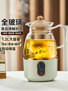 捷安玺玻璃壶耐高温煮茶电陶炉养生花茶泡茶家用茶具茶水分离茶壶