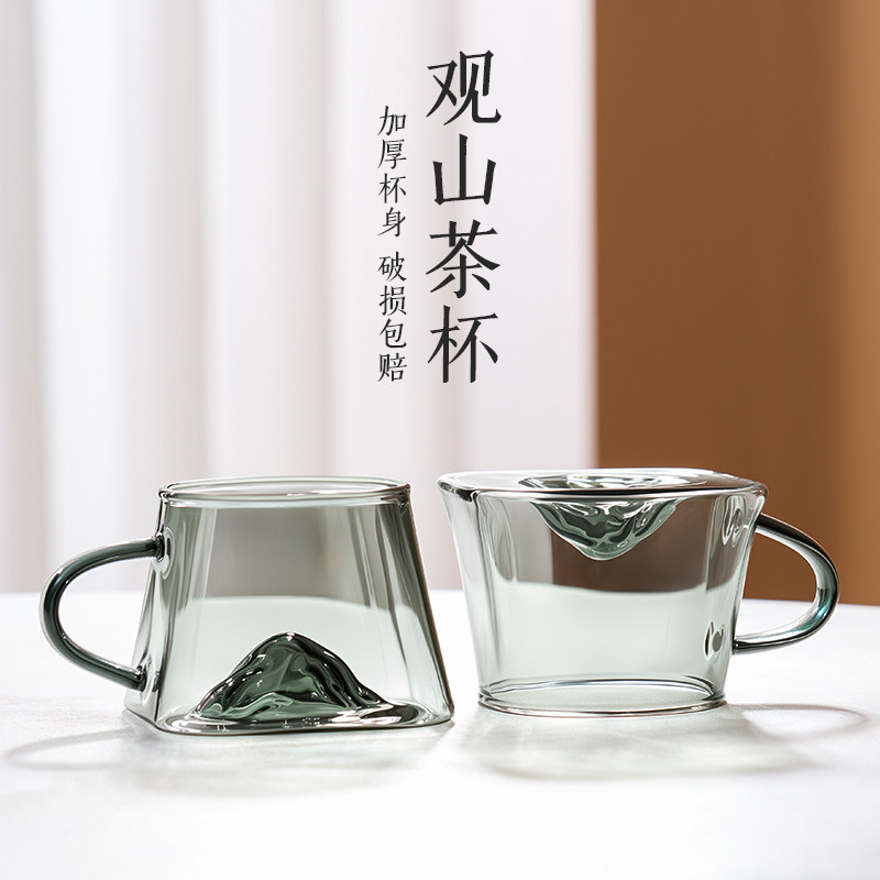 观山水杯一杯多用耐热防爆图片