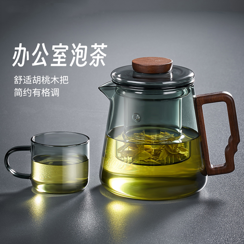 高颜值茶壶茶水分离耐高温茶具