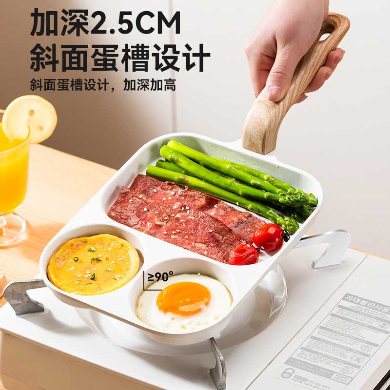【全网热销】三合一早餐锅蛋堡锅