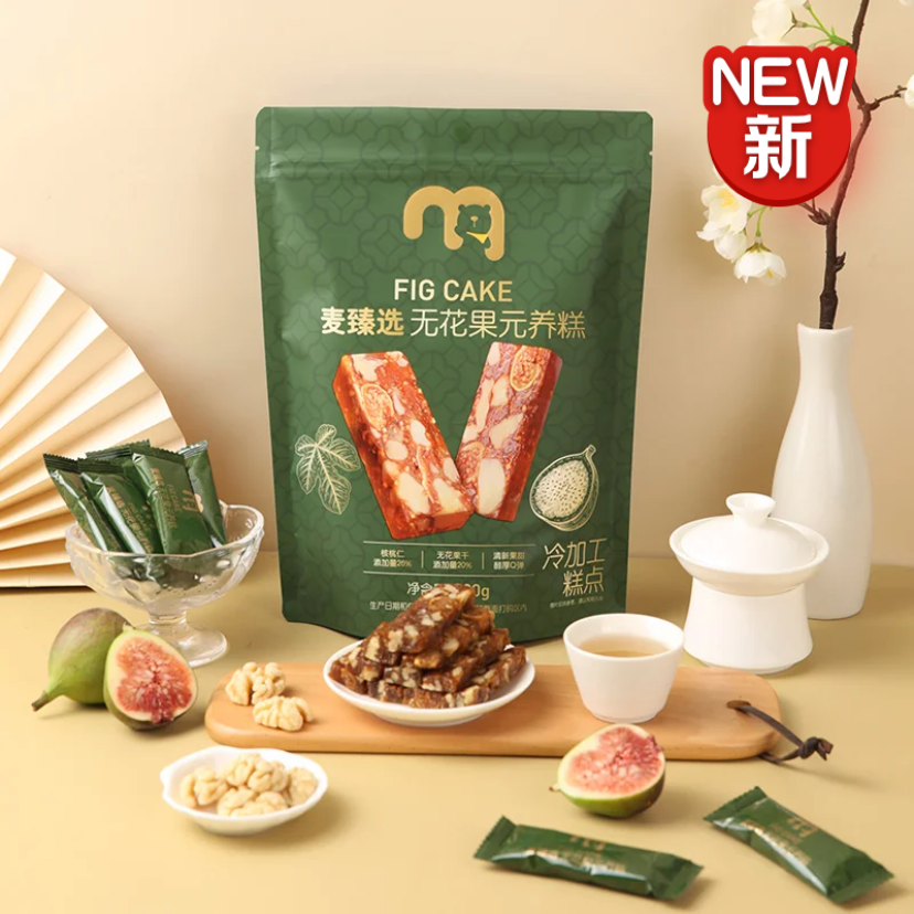麦德龙代购正品 麦臻选无花果元养糕醇厚Q弹 休闲零食清新果香