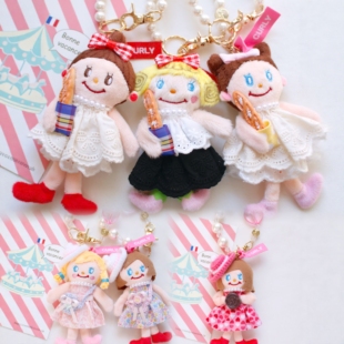 在途curly卷毛女孩 curly卷发女孩手作 日本curlycollection挂件