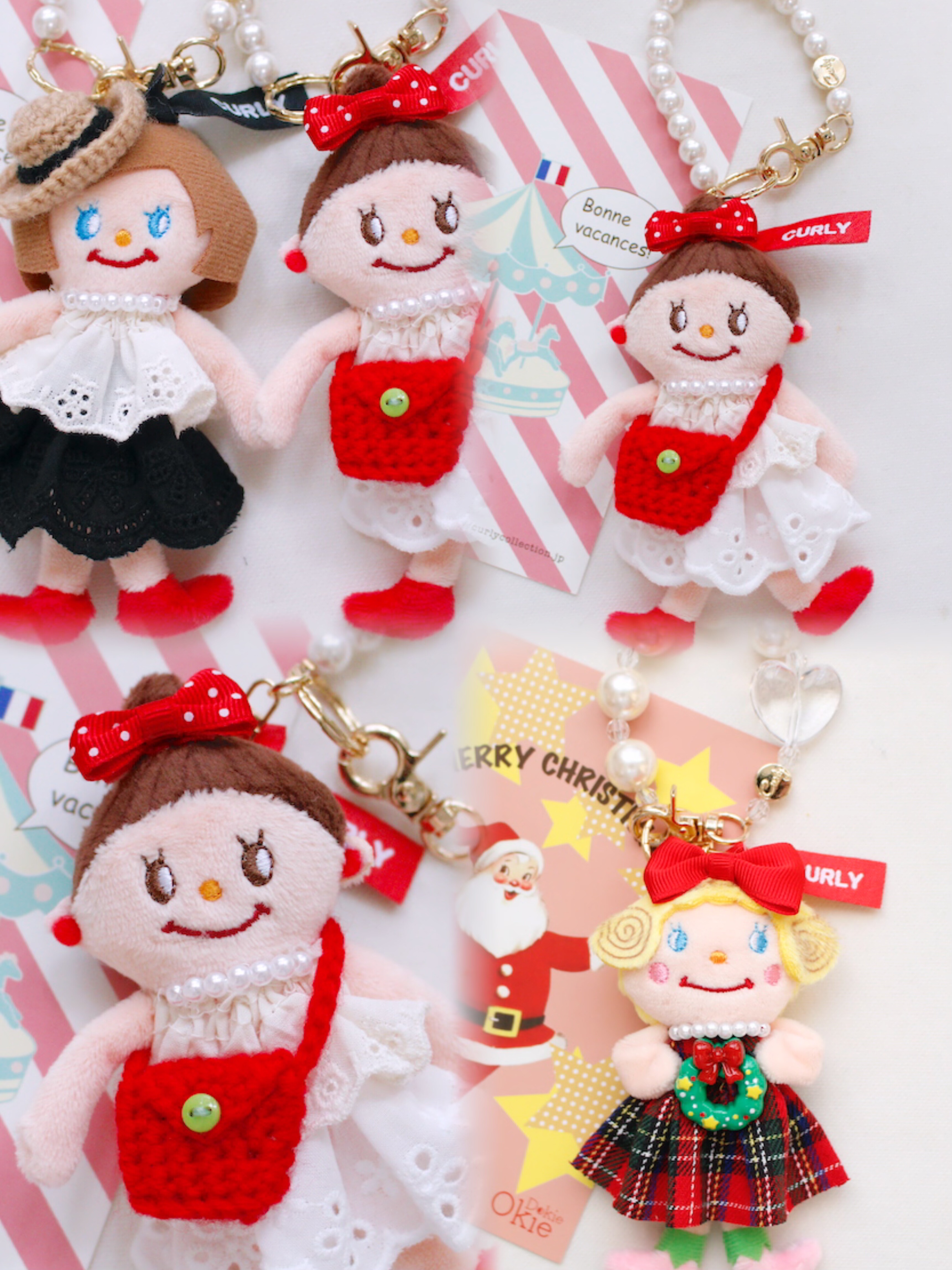 在途 curly卷发女孩挂件 更新中款式