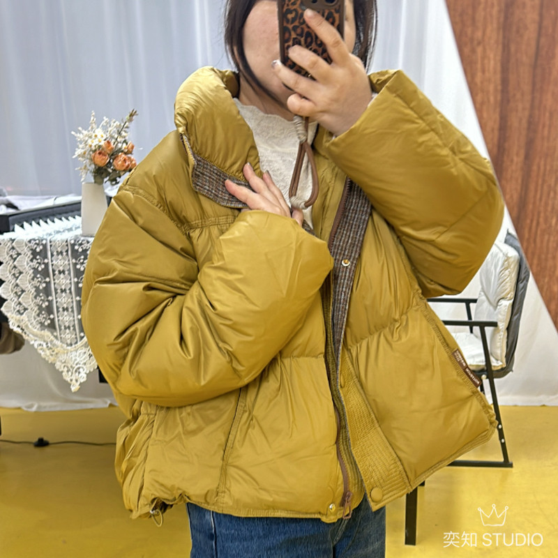 独特超好看姜黄色羽绒服冬季20羽绒服