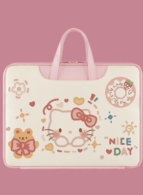 2025新款电脑包手提14可爱适用华为MateBook联想Pro13Mac惠普15.6寸荣耀16.1女联想小新14寸女手提macbook15